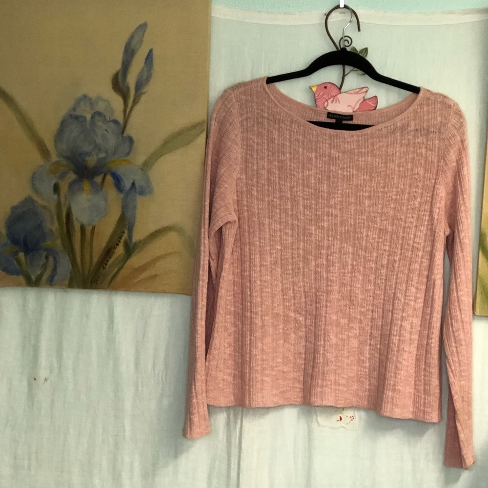 Eileen Fisher ribbed sweater L